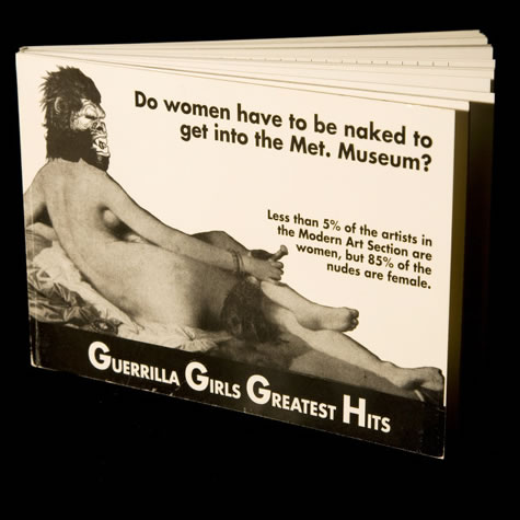 Guerrilla Girls Greatest Hits, 1991, Artistsʼ Books at the University of Oregon Libraries