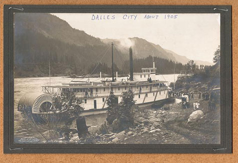 Steamer "Dalles City" about 1905, Columbia Gorge Discovery Center Photo Archive