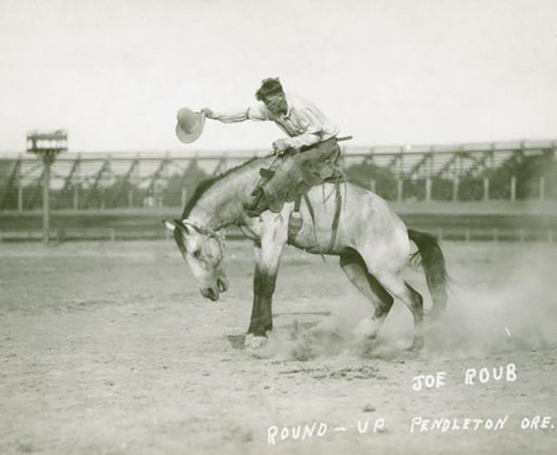 Joe Roub Rides a Bucking Horse, Charles W. Furlong (1874-1967) photographs, 1895-1965
