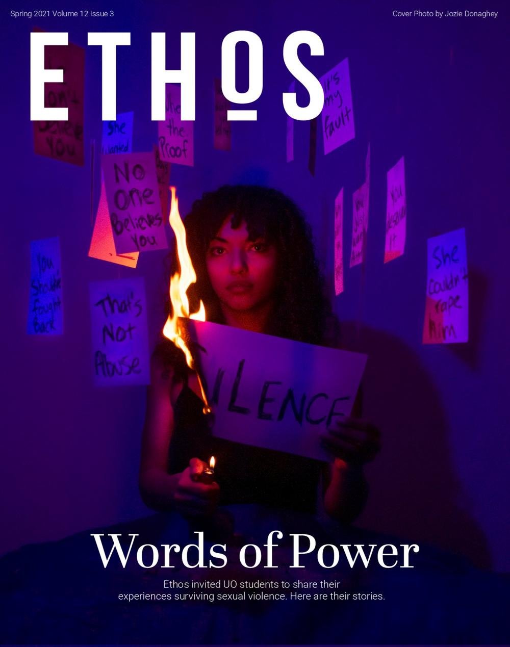 Ethos Magazine cover, Ethos Magazine