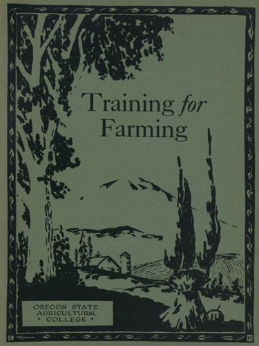 Training for Farming, September 1929, Illustrated Booklets