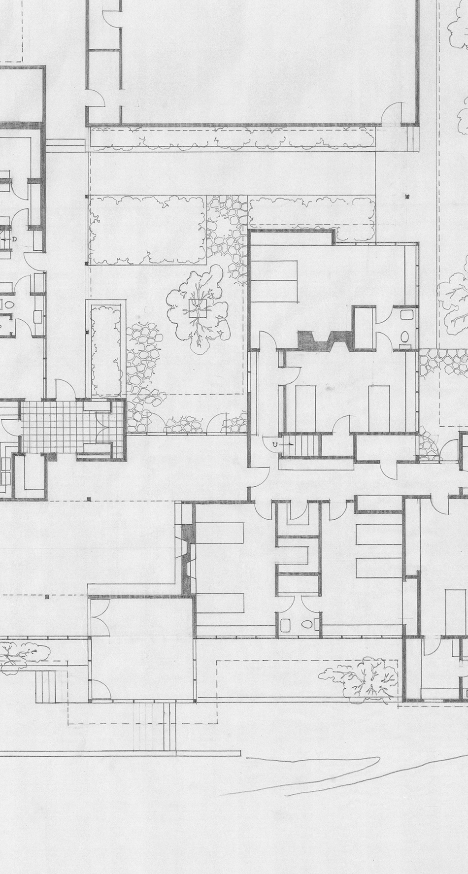 House and Garden Plan, John Yeon architectural drawings, 1934-1976