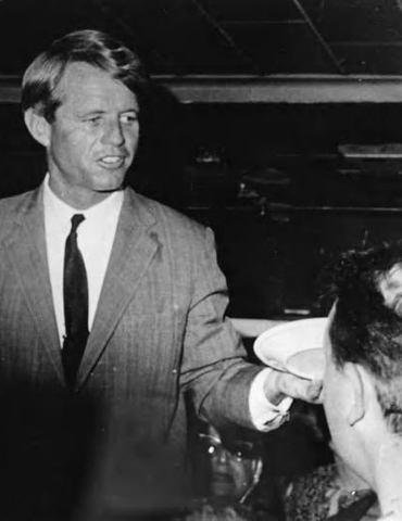 Sen. Robert Kennedy Visits Mo's, Lincoln County Historical Society Archive