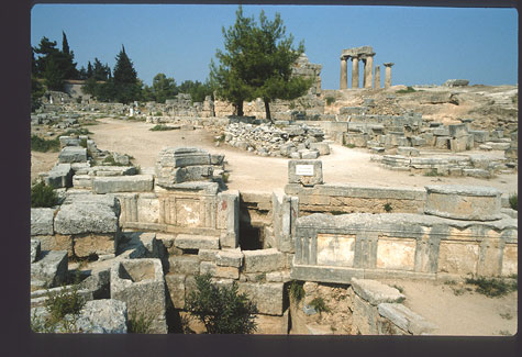 Oracle: triglyph wall of sacred fountain, Lowenstam Collection of Ancient Western Art and Archaeology