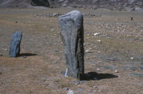 Balbal in the form of a deer stone, Mongolian Altai Inventory Collection