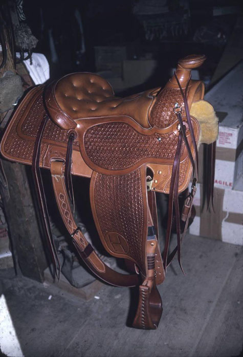 Saddle from The Dalles area, Northwest Folklife Digital Collection