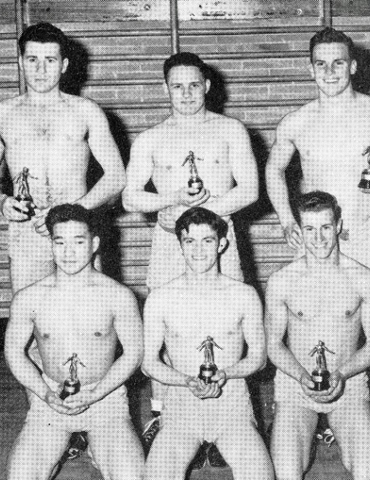 1941/1942 Beaver wrestling champs, Oregon Multicultural Archives