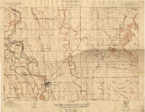 Oregon Willamette Valley, sheet no. 3, Oregon Maps
