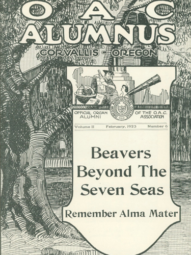 OAC Alumnus, February 1923, Oregon State University Alumni Magazine