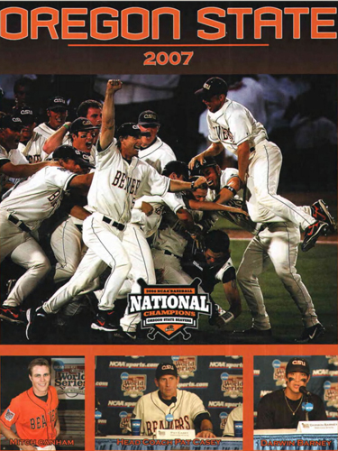 Baseball Media Guide, 2007, Oregon State University Sports Media Guides