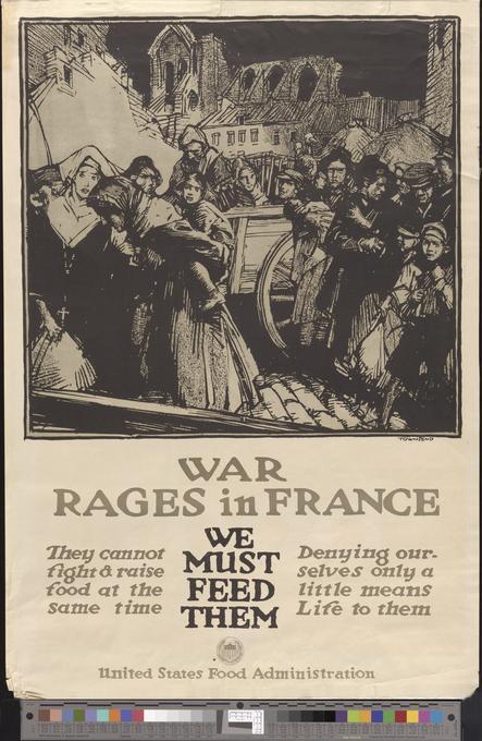 War Wages in France (food conservation), Wartime Posters collection