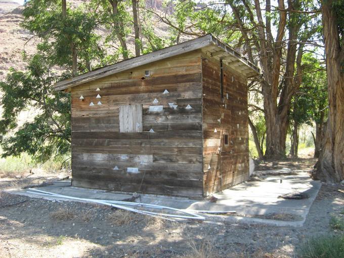 Shed, Owyhee Dam Historic District (Adrian, Oregon)