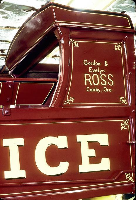 Finished wagon made for Gordon Ross (12 ft  long, 7 ft 5 in high 58 in long. 5.5 ft wheel to wheel. Made 1979.