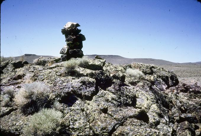 Single monument from distance