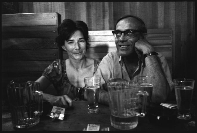 "Sally and Arlo Giles, Brass Rail Tavern", 1971