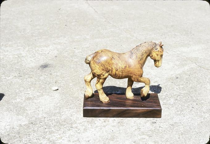 Clydesdale from maple burl (Retake of A5.007)