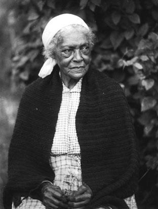 African-American woman with white kerchief