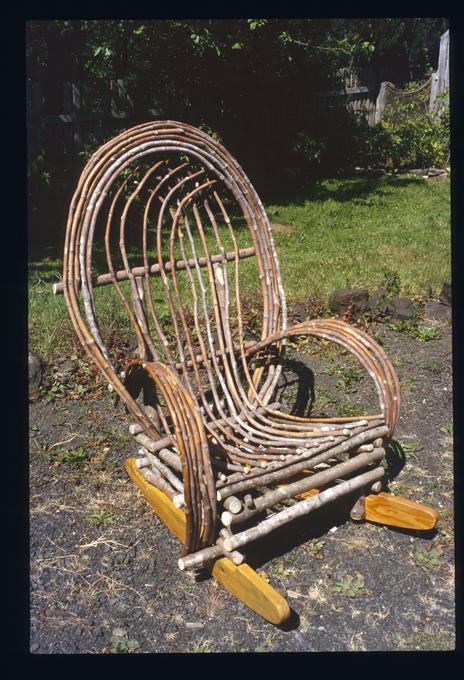 Cane rocking chair