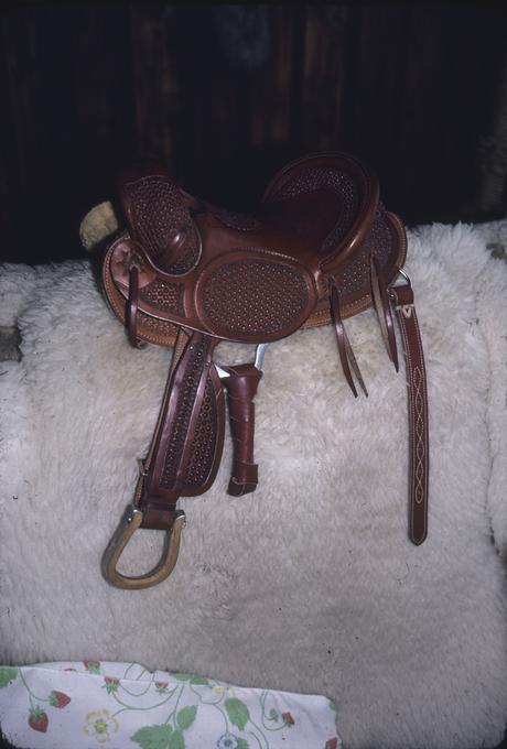 Miniature saddle by D. Severe