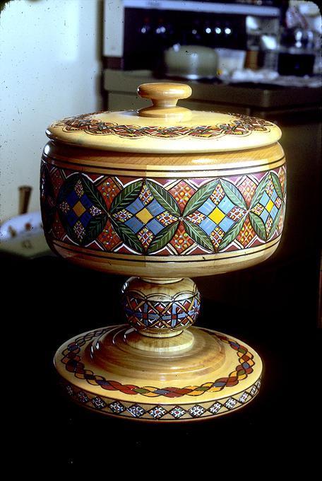 Alder and basswood bowl made about November 1978, 29.5 inch diameter x 11 inches tall