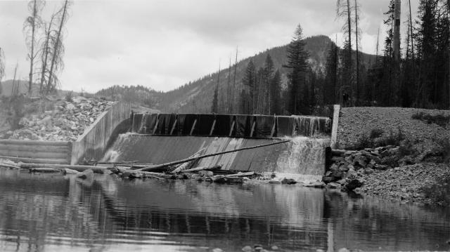 Dam above Little Payette Lake