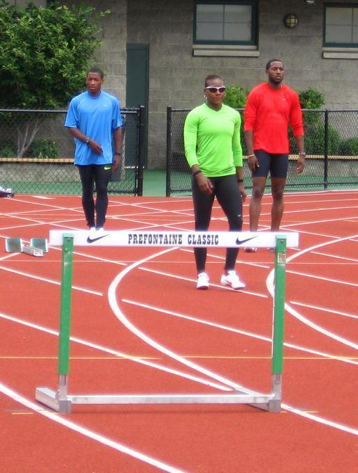 Prefontaine Classic warmup - 2