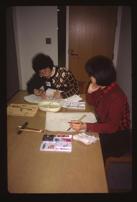 Chinese Brush Painting: Master Artist Jean Ye, Apprentice Rosalind Wang (Site Visit TAAP 1995-96)