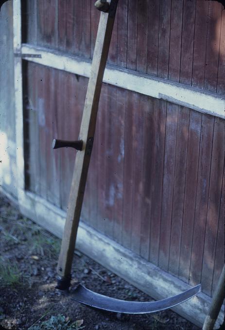 60 x 2 x 2 inch straight scythe with 27 x 3 inch blade