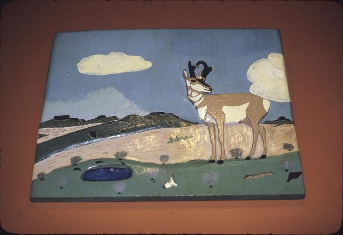 Antelope' plaque