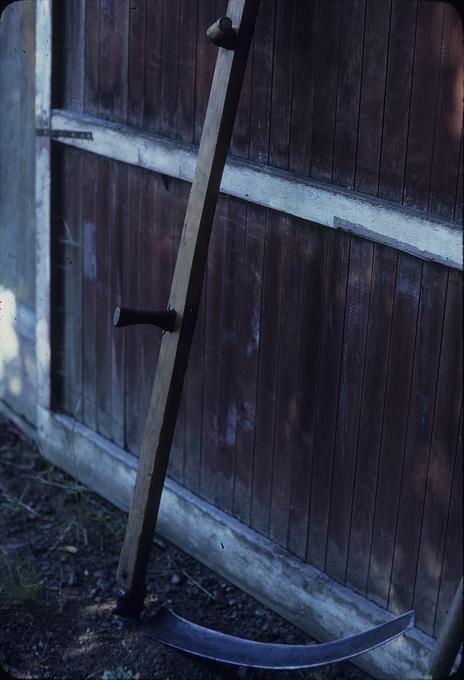 60 x 2 x 2 inch straight scythe with 27 x 3 inch blade