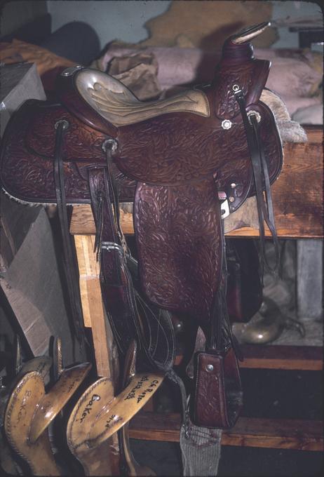 An older Baker saddle