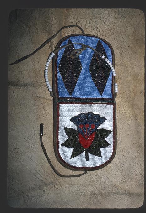 Beaded side purse