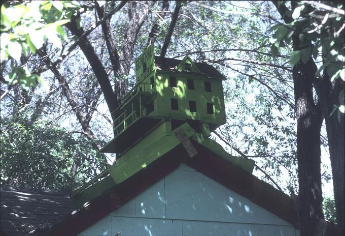 Birdhouse 'General Store', side view