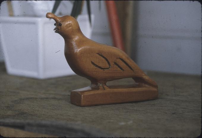 Carved Quail