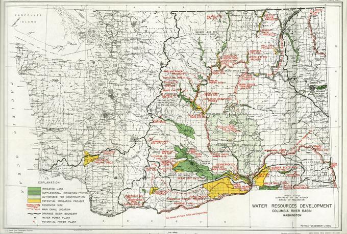 Water Resources Development, Columbia River Basin, Washington