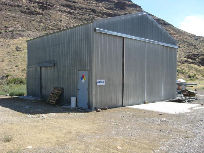 Warehouse, Owyhee Dam Historic District (Adrian, Oregon)