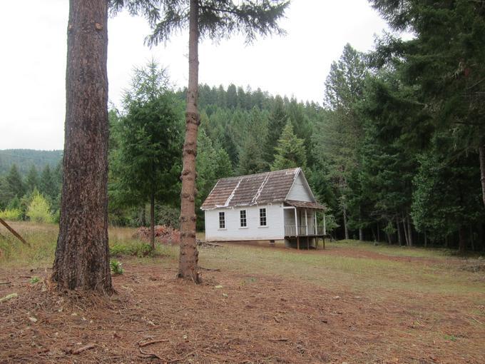 Schoolhouse from Golden Historic District (Wolf Creek, Oregon)