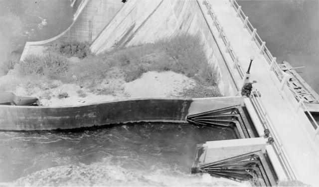 Black Canyon Dam and flume