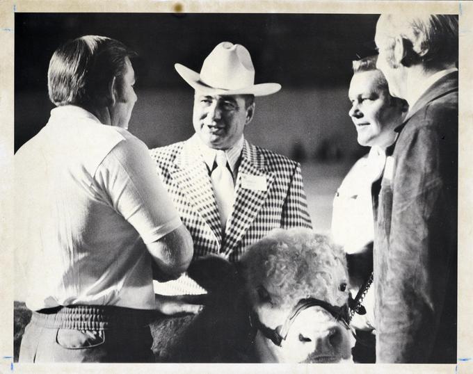 Presentation of a steer, 1973