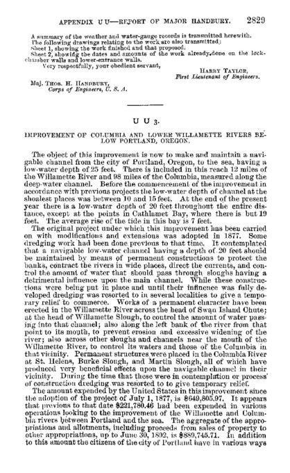 Report of the Secretary of War, being part of the Message and Documents Communicated to the Two Houses of Congress at the Beginning of the Second Session of the Fifty-Second Congress. Volume II. Part III.: Page 2829