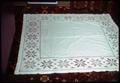 38 x 38 inch Hardanger tablecloth made by Mrs. Olsen (in her 90s now) from Astoria