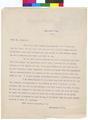 Letter to Mr. Hoshino from Mrs. Murray Warner dated November 11, 1919