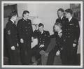 Navy ROTC cadets in Memorial Union, circa 1946