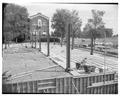 Construction of new men's dorm, November 16, 1956