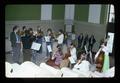 String group performing on Memorial Union steps, Oregon State University, Corvallis, Oregon, October 1974