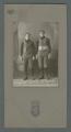 Portrait of OAC football players, Earle Rinehart and Joel Emily, 1905
