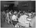 Taking placement tests, September 1949