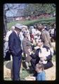 Senator Wayne Morse greeting people at Emery Moore Ranch picnic, Oregon, 1968