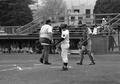 Baseball player at bat