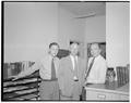 Two German educators visit the campus on a 10-day stay in Oregon under auspices Office of Education and state department, July 31, 1951